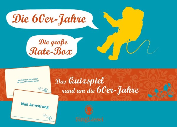 Ratekarten "Das große 60er-Jahre-Quiz", Quiz-Spiel für Senioren - auch mit Demenz