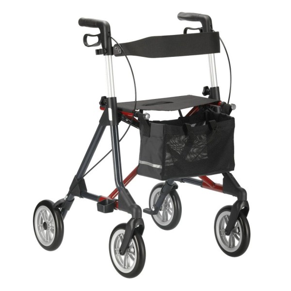 Rollator elan plus, klappbar, Stoßdämpfung, 60 cm Sitzhöhe