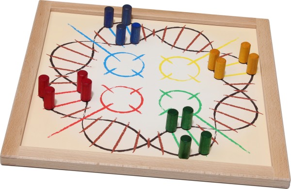 Extra großes Magnet Brettspiel Vis-a-Vis, 50 x 50 cm