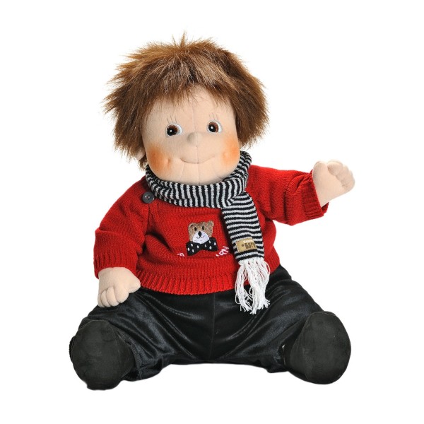 Therapie-Demenzpuppe Teddy, Rubens Barn Original, handgefertigt, waschbar