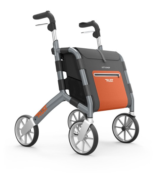 Einkaufs-Rollator Let’s Shop, klappbar, mit großer Tasche (25l)