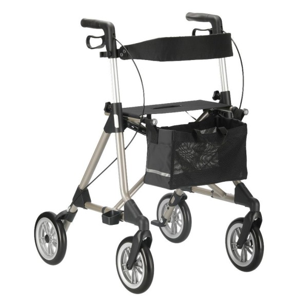 Rollator elan plus, klappbar, Stoßdämpfung, 60 cm Sitzhöhe